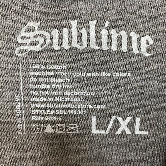 Sublime 40 Oz. To Freedom Sun Logo T-Shirt L/XL - Picture 4 of 4